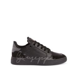 Giuseppe Zanotti Schwarze Low-top Sneakers Aus Kalbsleder von Giuseppe Zanotti Design