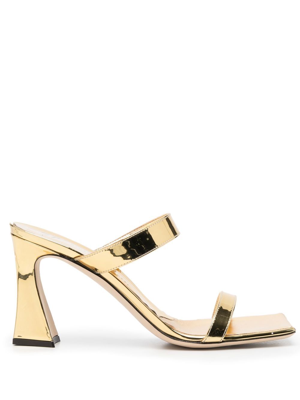 Giuseppe Zanotti Eckige Mules 90mm - Gold von Giuseppe Zanotti