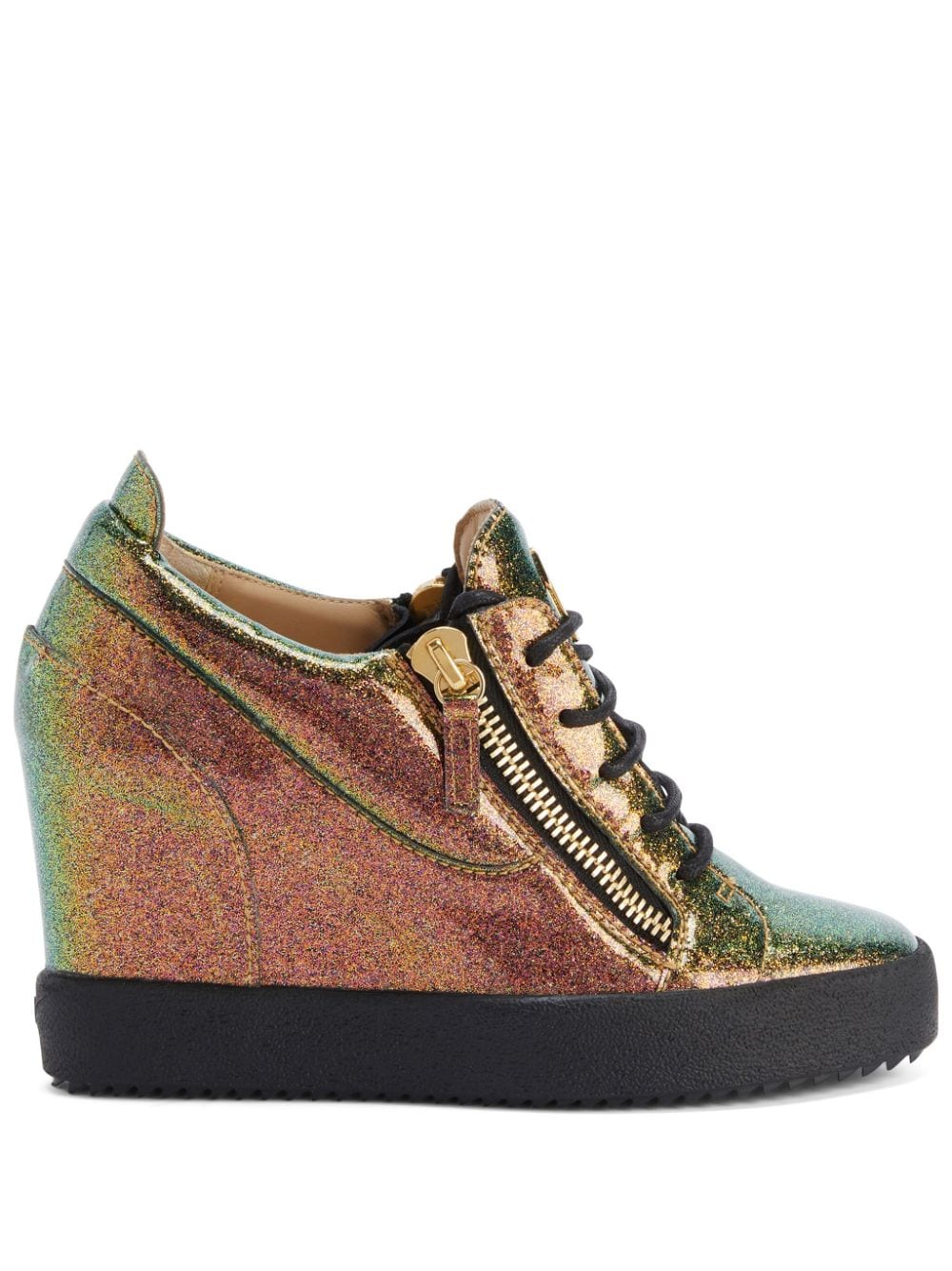 Giuseppe Zanotti Addy Sneakers mit Glitzer - Grün von Giuseppe Zanotti