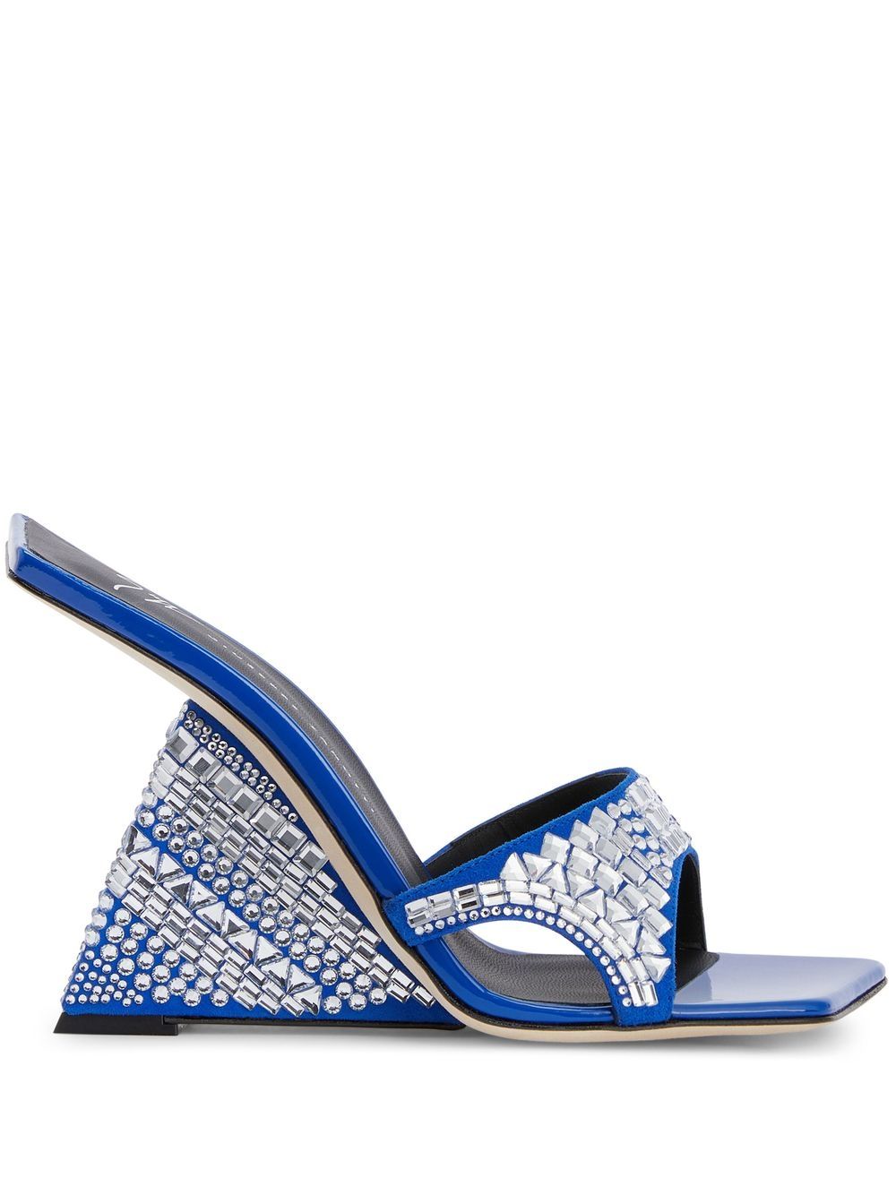 Giuseppe Zanotti Akira Shine Sandalen 105mm - Blau von Giuseppe Zanotti