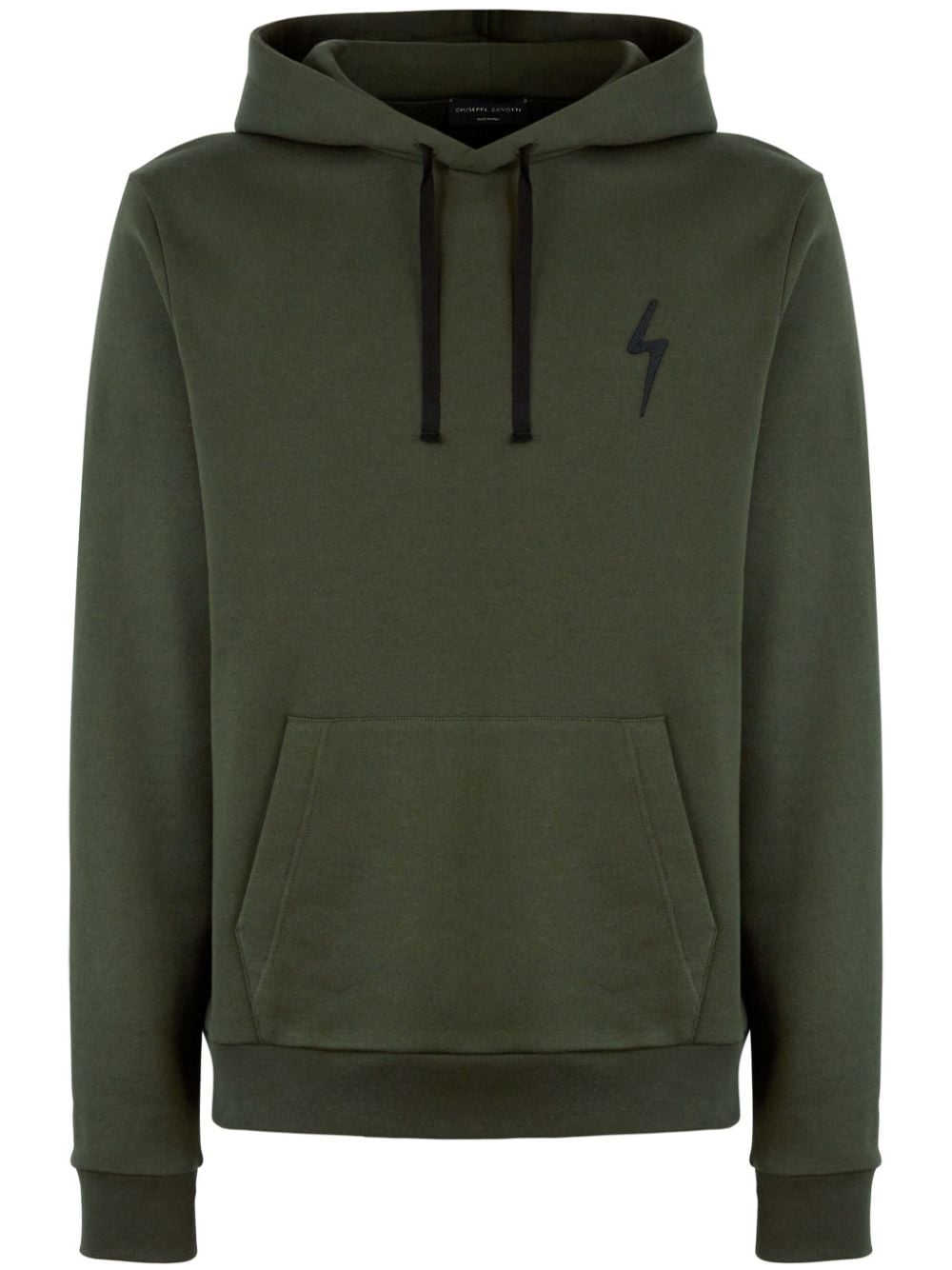 Giuseppe Zanotti Arthen Hoodie mit Logo-Stickerei - Grün von Giuseppe Zanotti