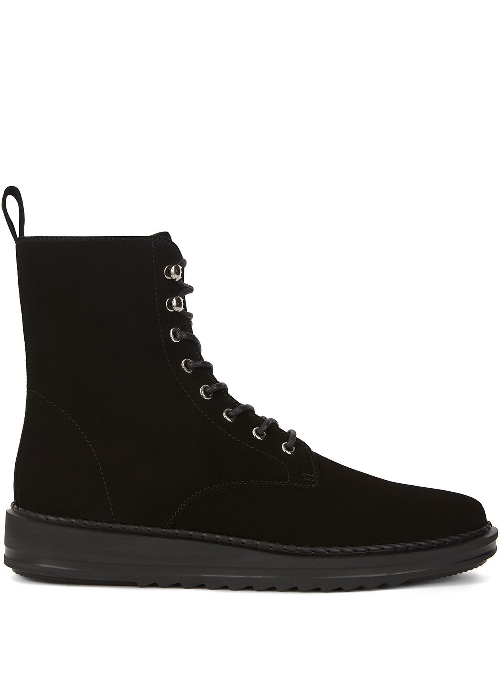 Giuseppe Zanotti 'Bassline' Wildlederstiefel - Schwarz von Giuseppe Zanotti