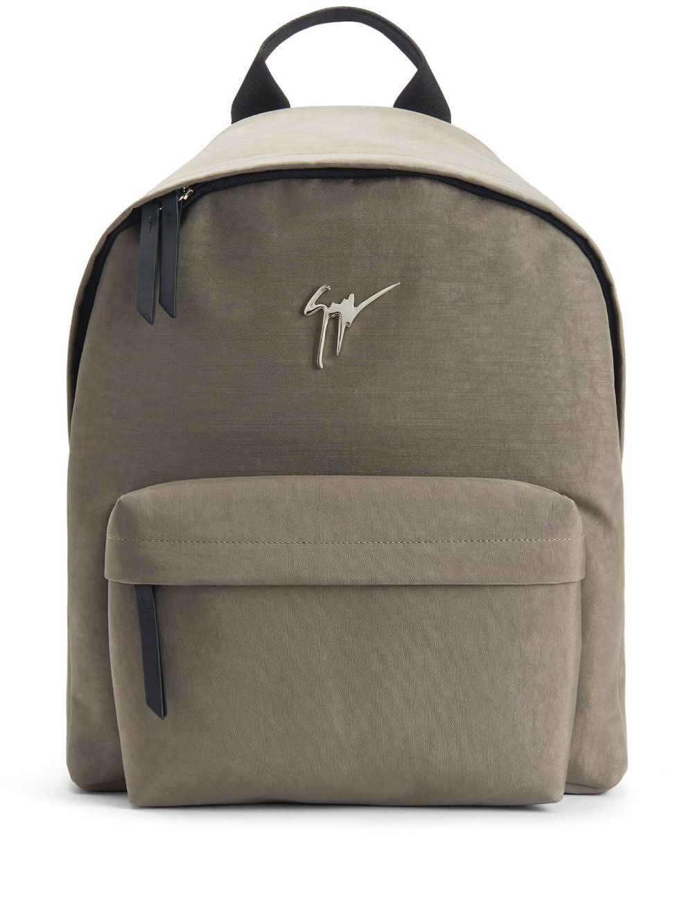 Giuseppe Zanotti Bud Rucksack mit Logo-Schild - Braun von Giuseppe Zanotti