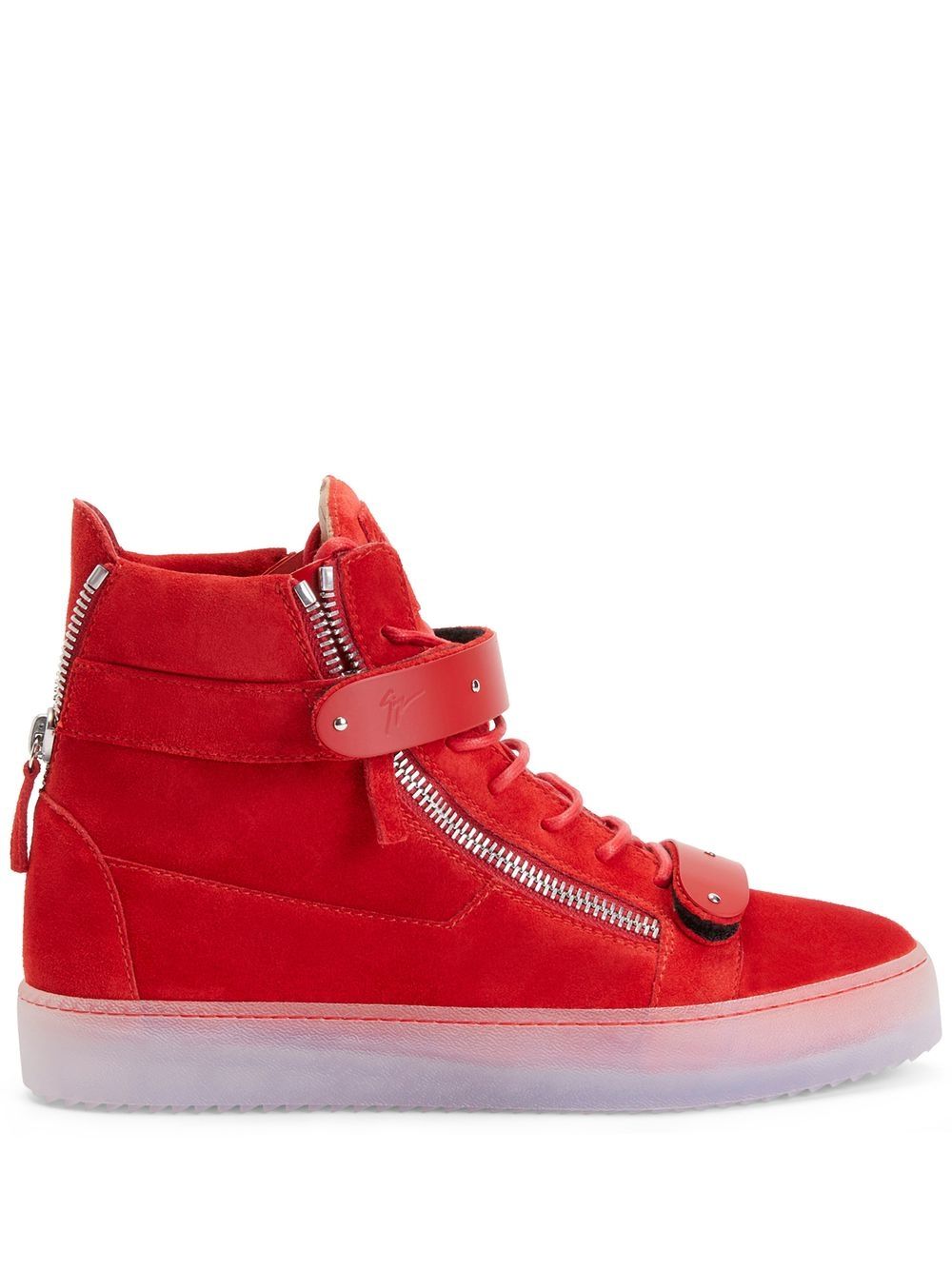 Giuseppe Zanotti Coby High-Top-Sneakers - Rot von Giuseppe Zanotti