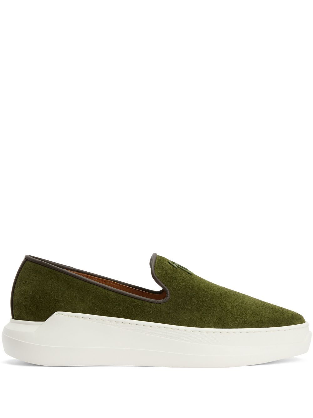 Giuseppe Zanotti Conley Zip Slip-On-Sneakers - Grün von Giuseppe Zanotti