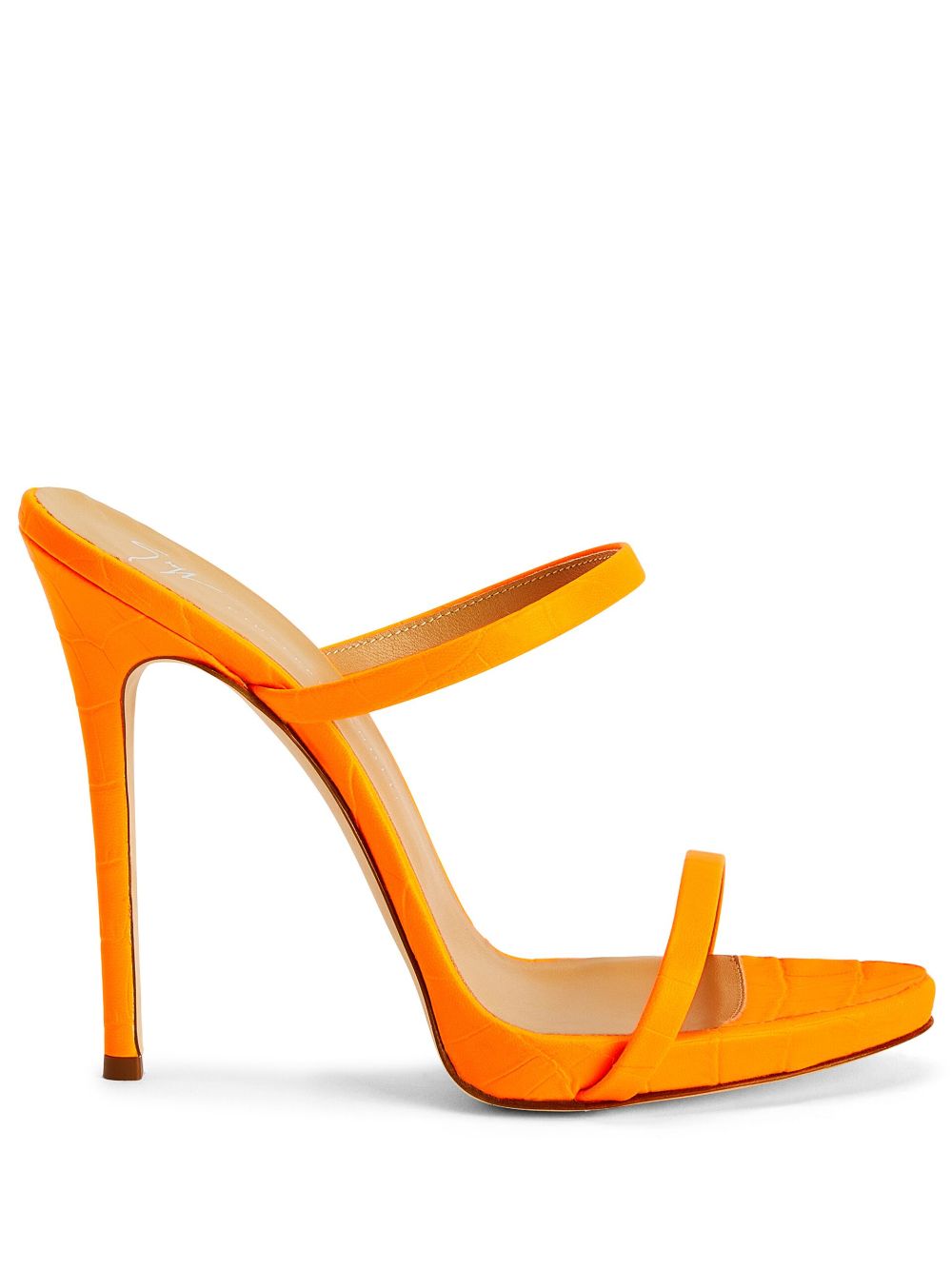 Giuseppe Zanotti Pantoletten mit Doppelriemen - Orange von Giuseppe Zanotti