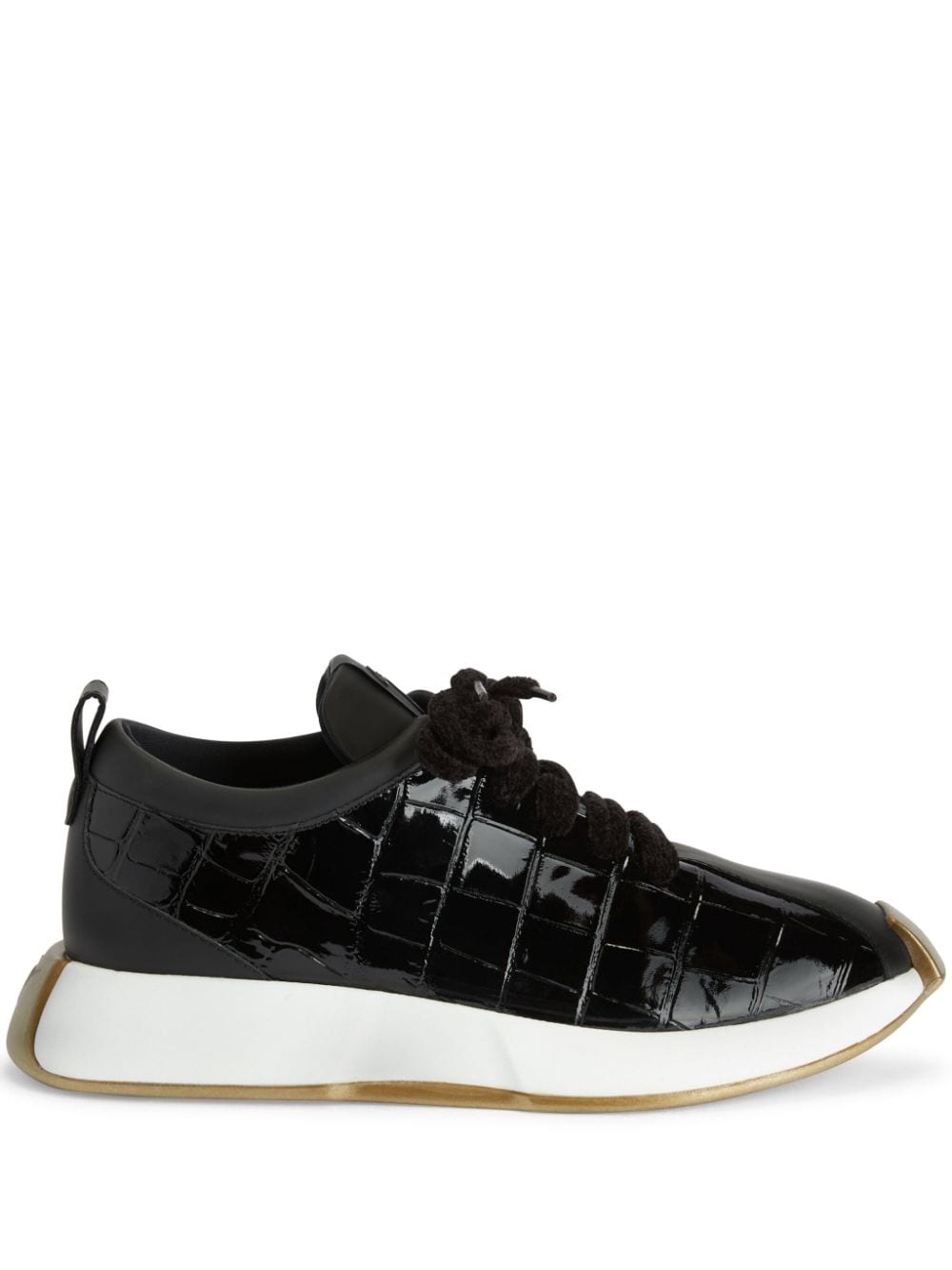 Giuseppe Zanotti Ferox Sneakers mit Einsätzen aus Leder - Schwarz von Giuseppe Zanotti