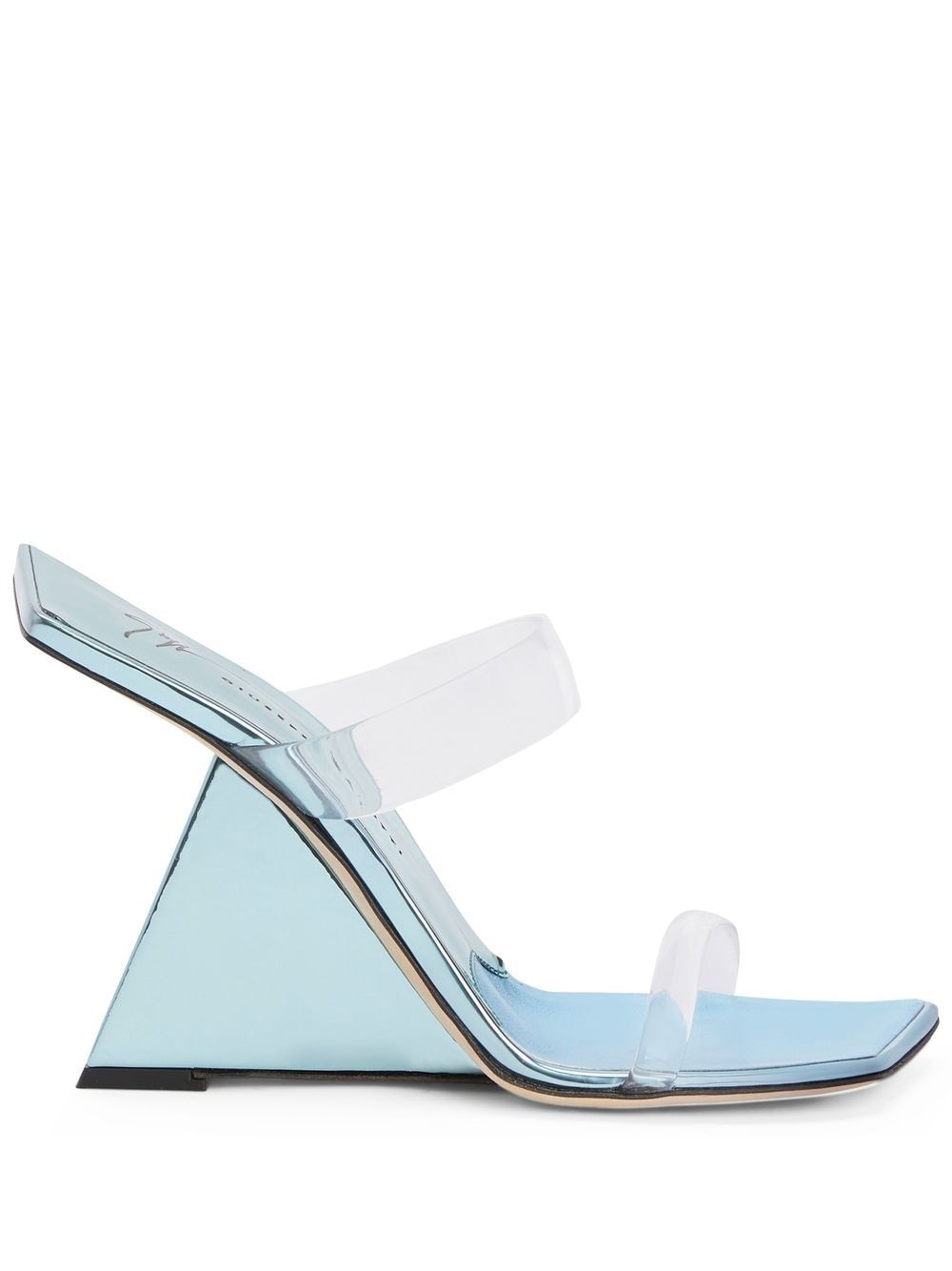 Giuseppe Zanotti Florance Plexi Sandalen 105mm - Blau von Giuseppe Zanotti