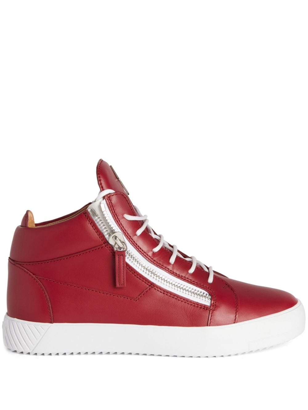 Giuseppe Zanotti Frankie Sneakers mit Logo-Schild - Rot von Giuseppe Zanotti