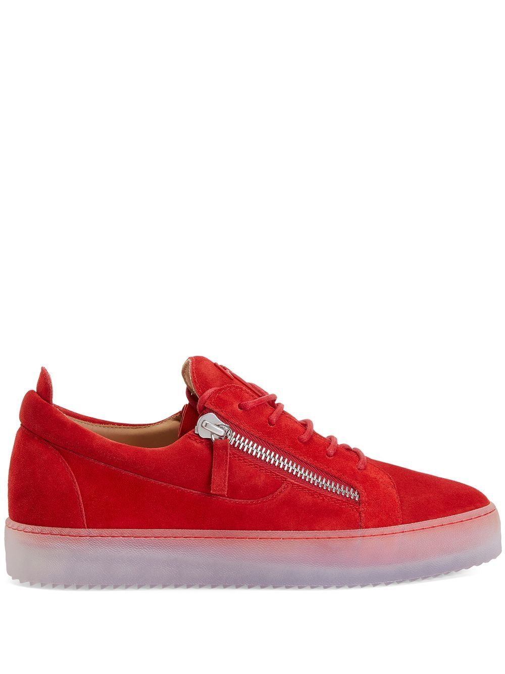 Giuseppe Zanotti Frankie Sneakers mit Reißverschlüssen - Rot von Giuseppe Zanotti