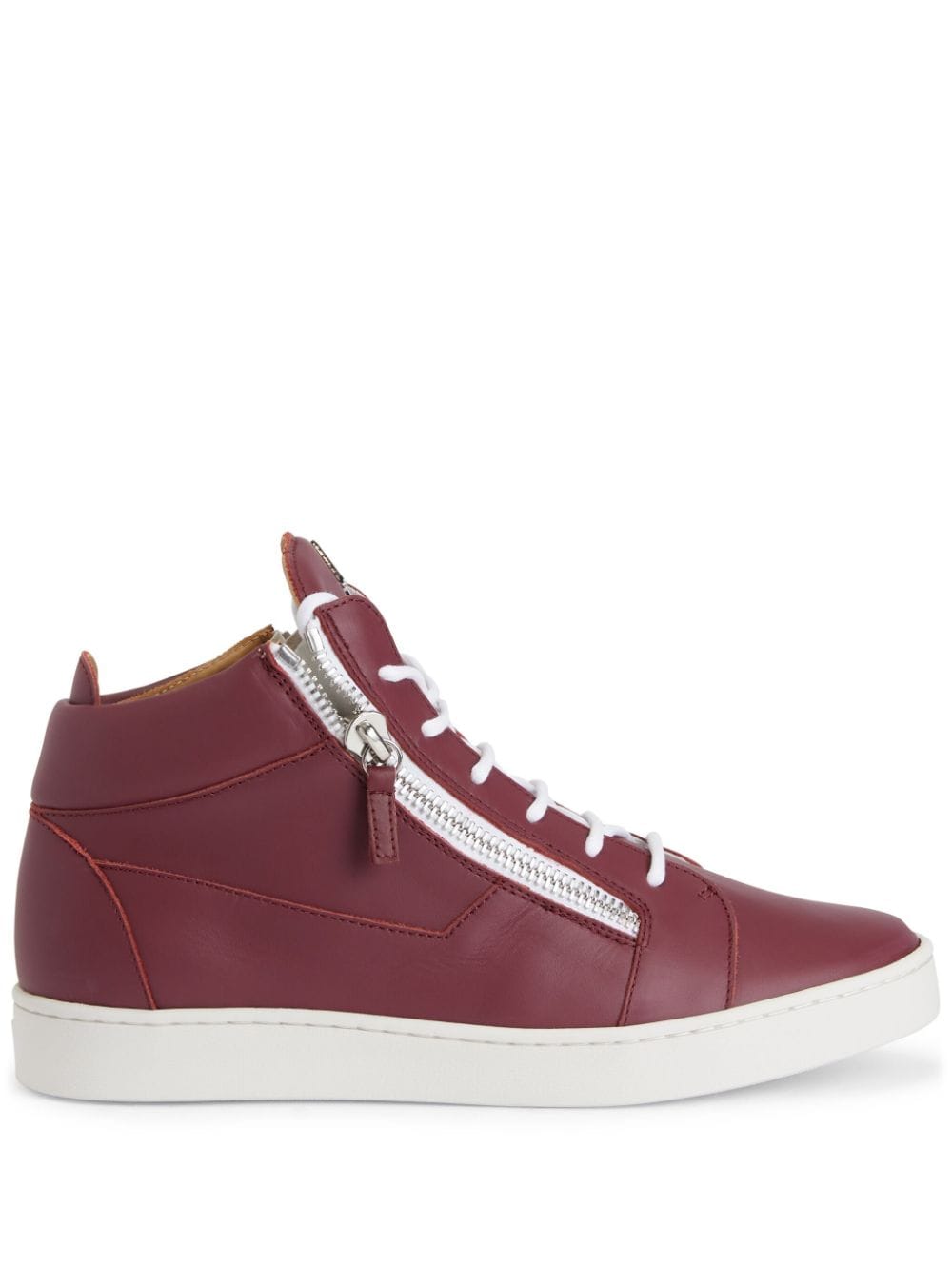 Giuseppe Zanotti Frankie Sneakers mit Logo-Schild - Rot von Giuseppe Zanotti