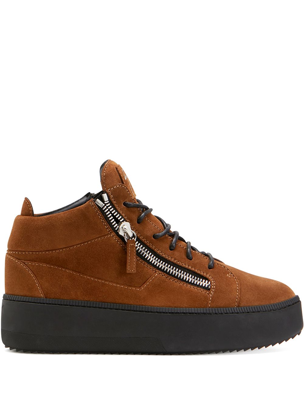 Giuseppe Zanotti Frankie Flatform-Sneakers - Braun von Giuseppe Zanotti