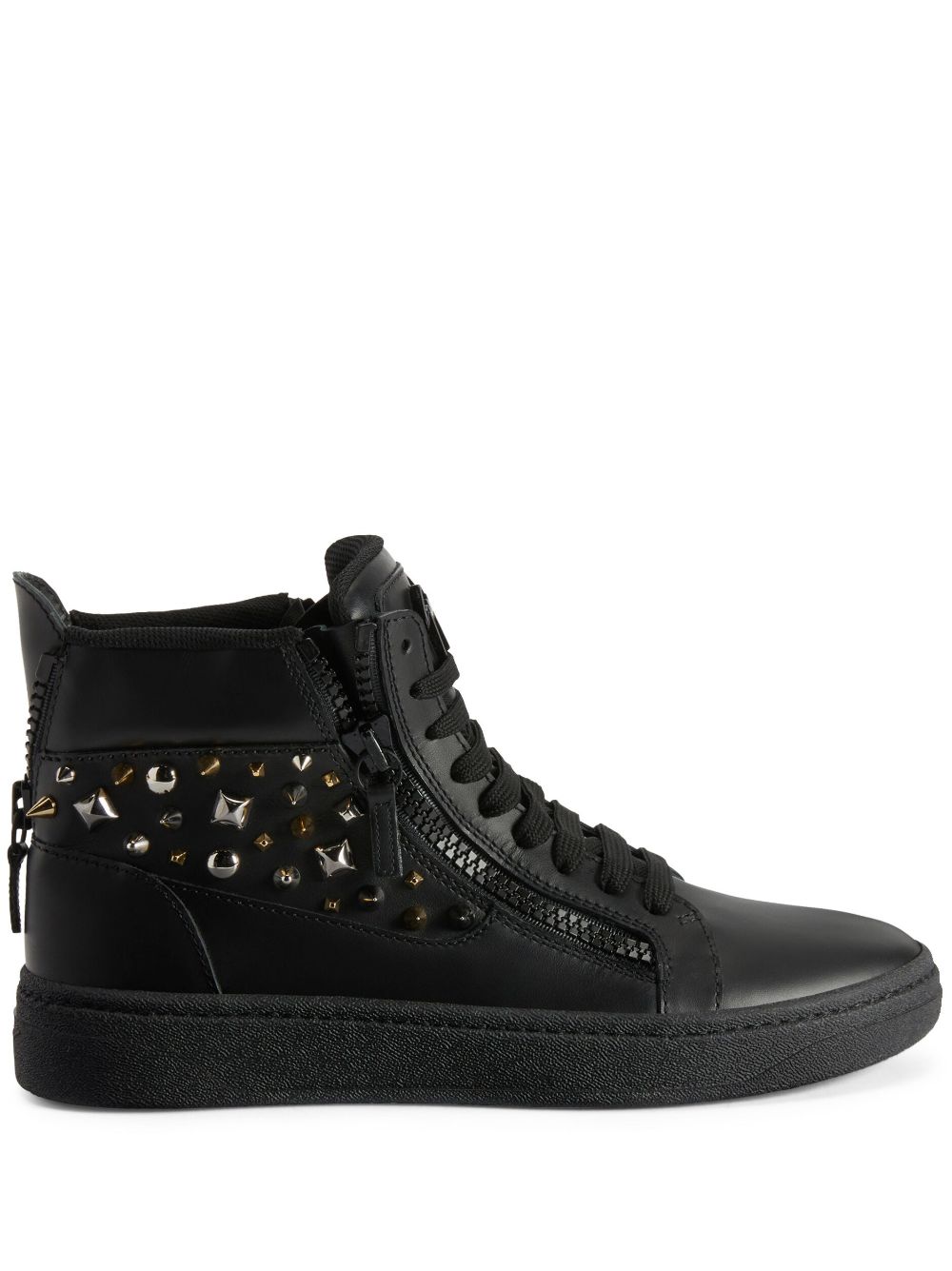 Giuseppe Zanotti GZ 94 Sneakers mit Nieten - Schwarz von Giuseppe Zanotti