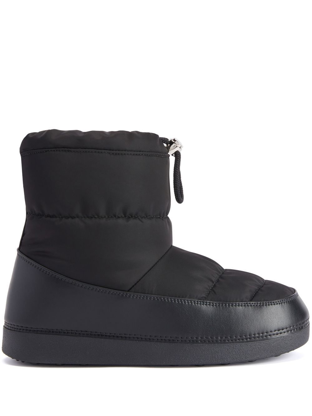 Giuseppe Zanotti Gefütterte Gz-aspen Stiefel mit Kordelzug - Schwarz von Giuseppe Zanotti