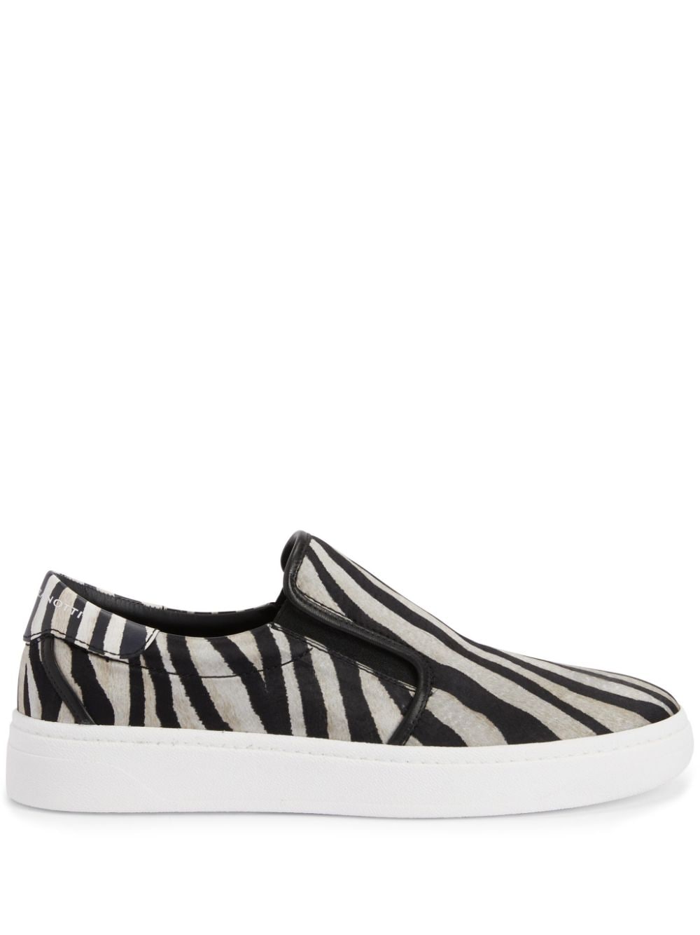 Giuseppe Zanotti GZ94 Sneakers mit Zebra-Print - Schwarz von Giuseppe Zanotti