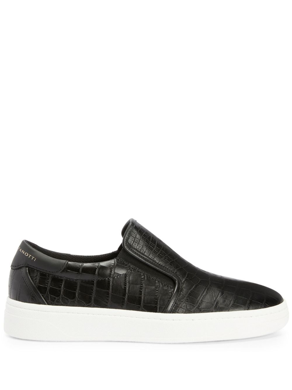 Giuseppe Zanotti Gz94 Sneakers mit Kroko-Effekt - Schwarz von Giuseppe Zanotti