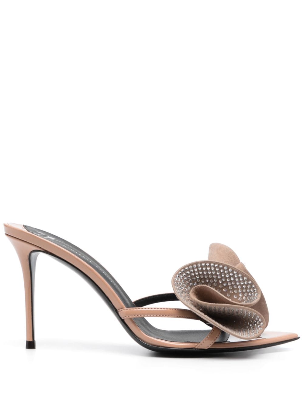 Giuseppe Zanotti Intriigo Charmante Mules 100mm - Nude von Giuseppe Zanotti