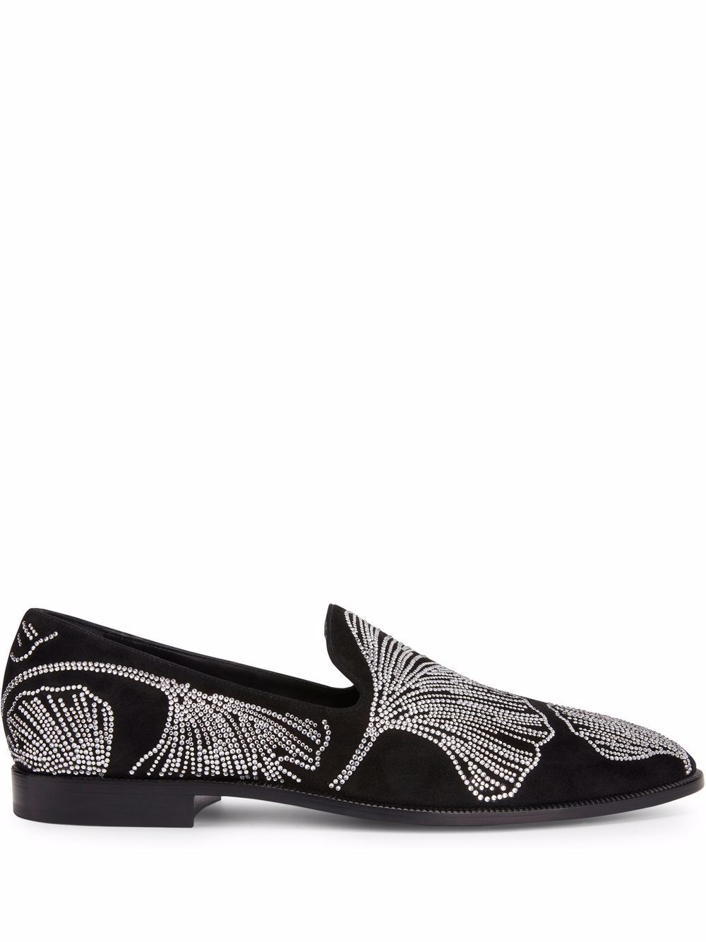 Giuseppe Zanotti Jareth Loafer mit Kristallen - Schwarz von Giuseppe Zanotti