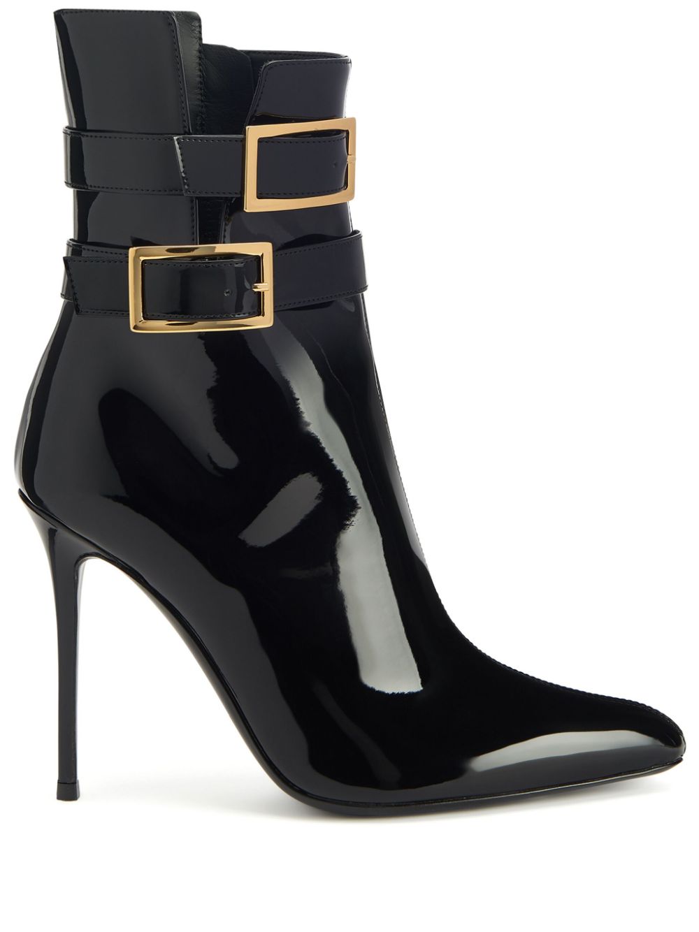 Giuseppe Zanotti Kniehohe Stiefel in Lackoptik 105mm - Schwarz von Giuseppe Zanotti