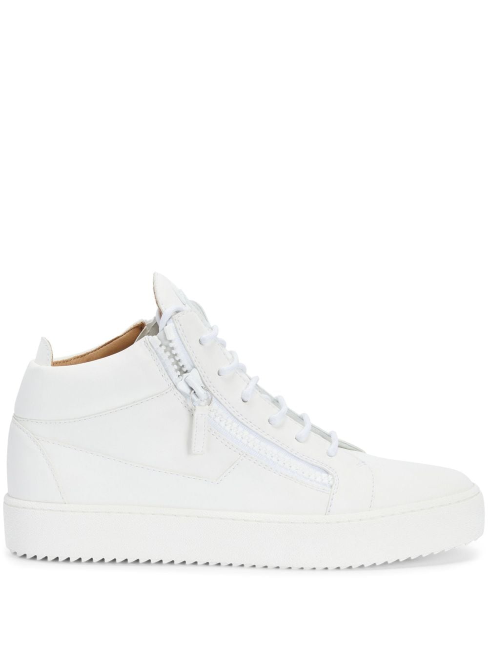 Giuseppe Zanotti Kriss Sneakers mit seitlichem Reißverschluss - Weiß von Giuseppe Zanotti