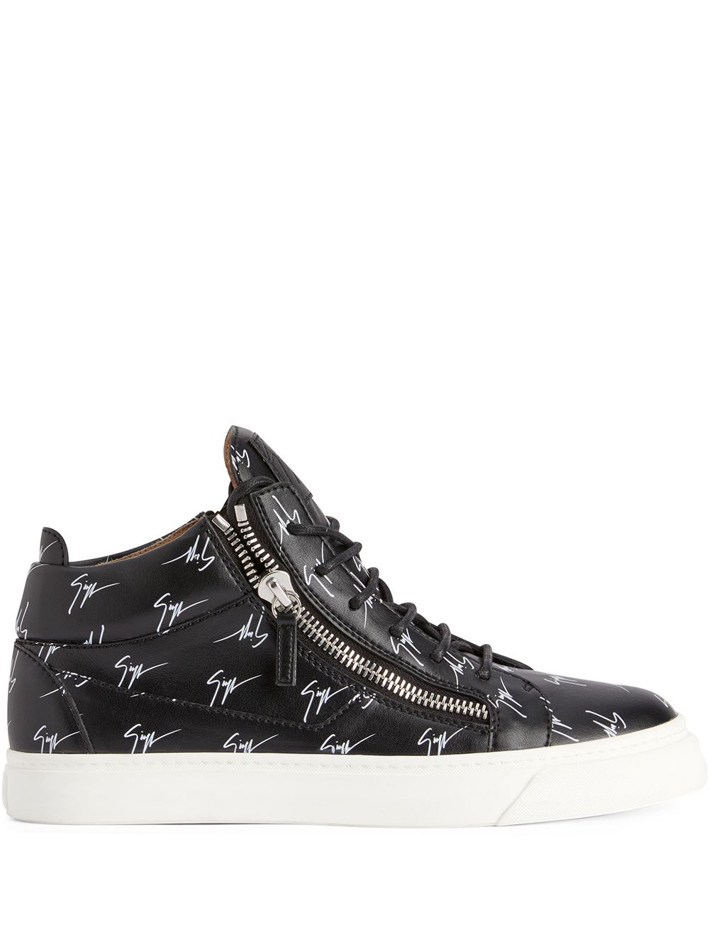 Giuseppe Zanotti Kriss Sneakers mit Signature-Logo - Schwarz von Giuseppe Zanotti