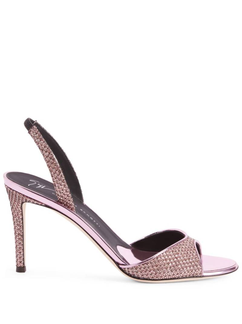 Giuseppe Zanotti Lilibeth Sandalen aus Stoff 85mm - Rosa von Giuseppe Zanotti