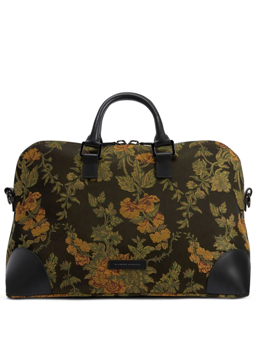 Giuseppe Zanotti Lucky Reisetasche mit Blumen-Print - Schwarz von Giuseppe Zanotti