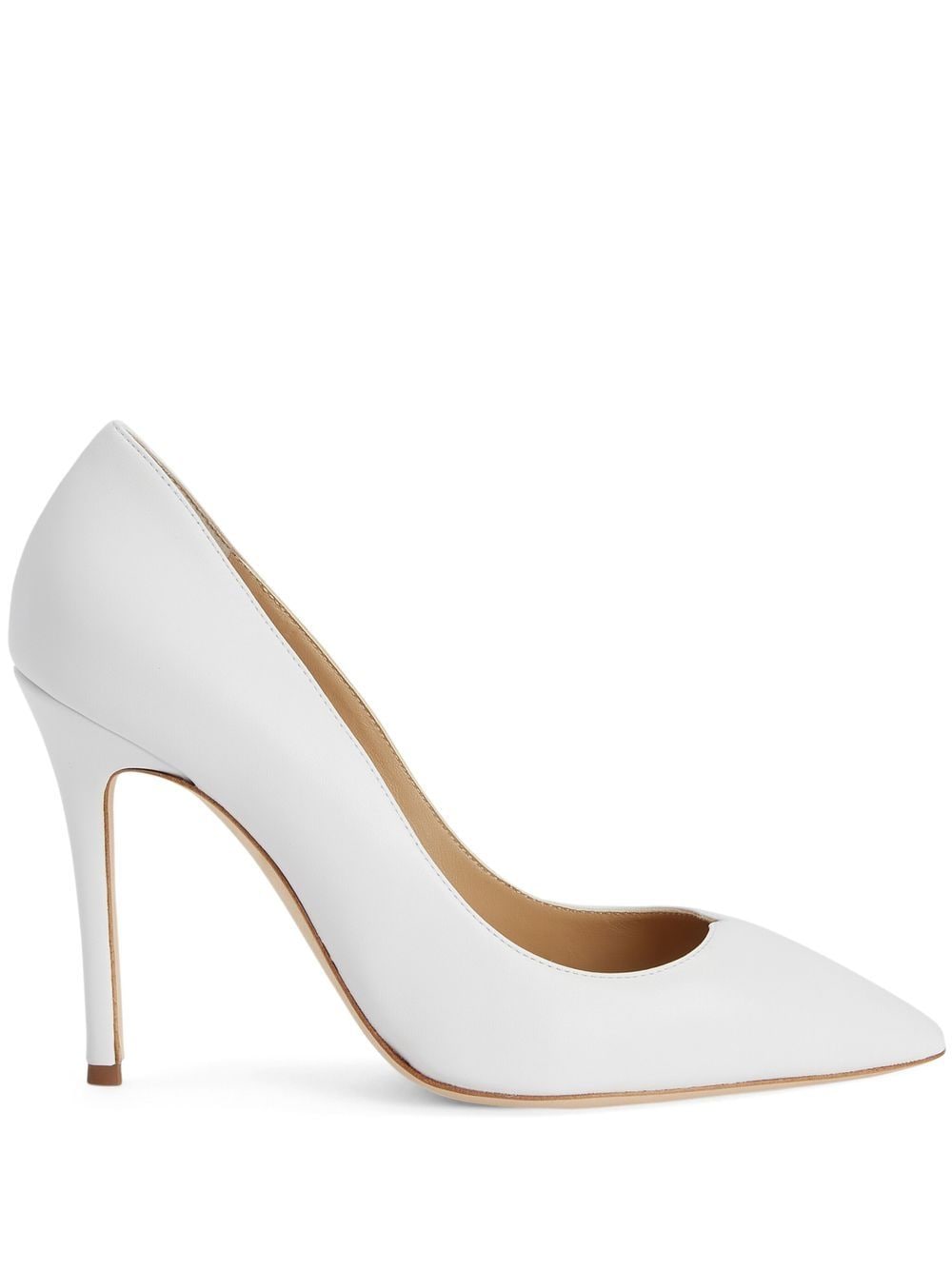 Giuseppe Zanotti Pumps mit spitzer Kappe 105mm - Weiß von Giuseppe Zanotti