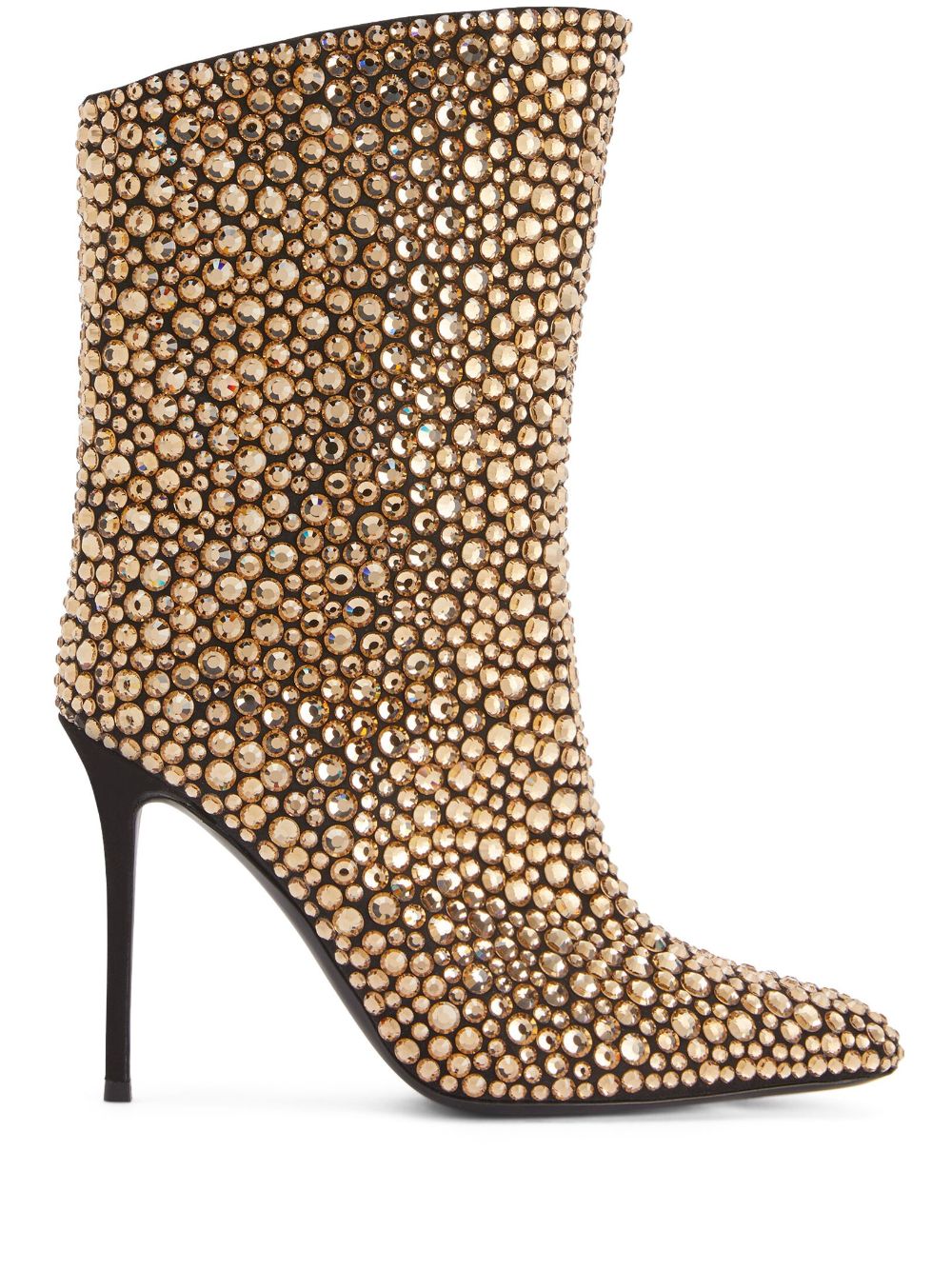 Giuseppe Zanotti Merissa Sparkle Stiefel 105mm - Nude von Giuseppe Zanotti