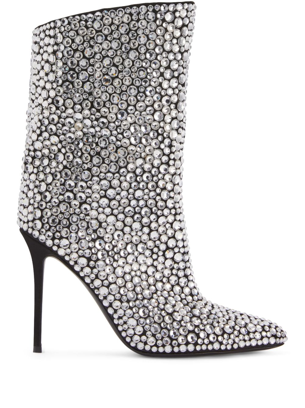 Giuseppe Zanotti Merissa Sparkle Stiefel 105mm - Silber von Giuseppe Zanotti