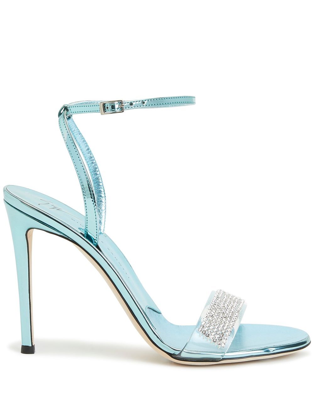 Giuseppe Zanotti Metallische Sandalen 105mm - Blau von Giuseppe Zanotti