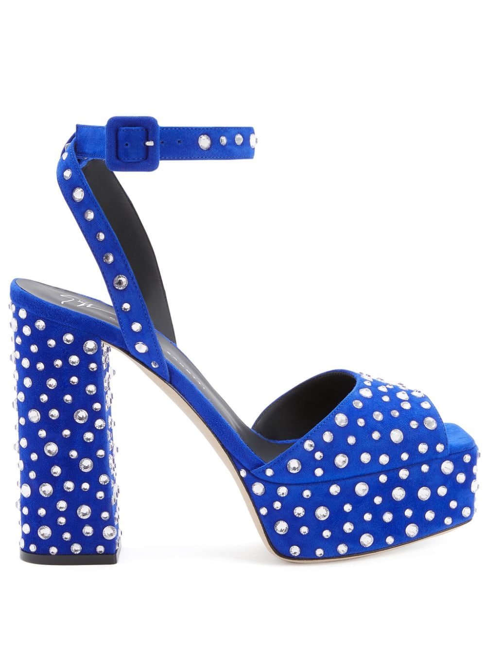 Giuseppe Zanotti New Betty Sandalen mit Kristallen 120mm - Blau von Giuseppe Zanotti