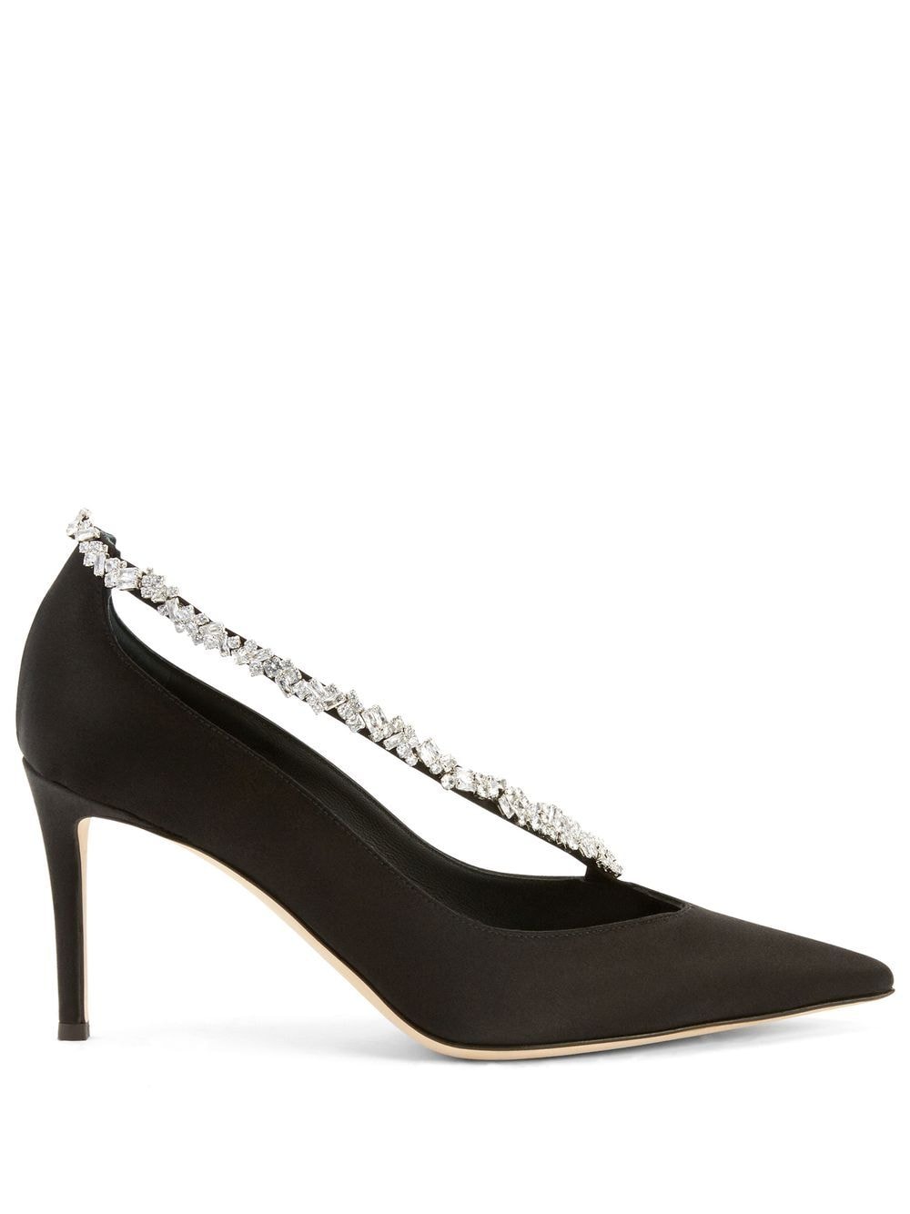 Giuseppe Zanotti Pumps mit Kristallen - Schwarz von Giuseppe Zanotti