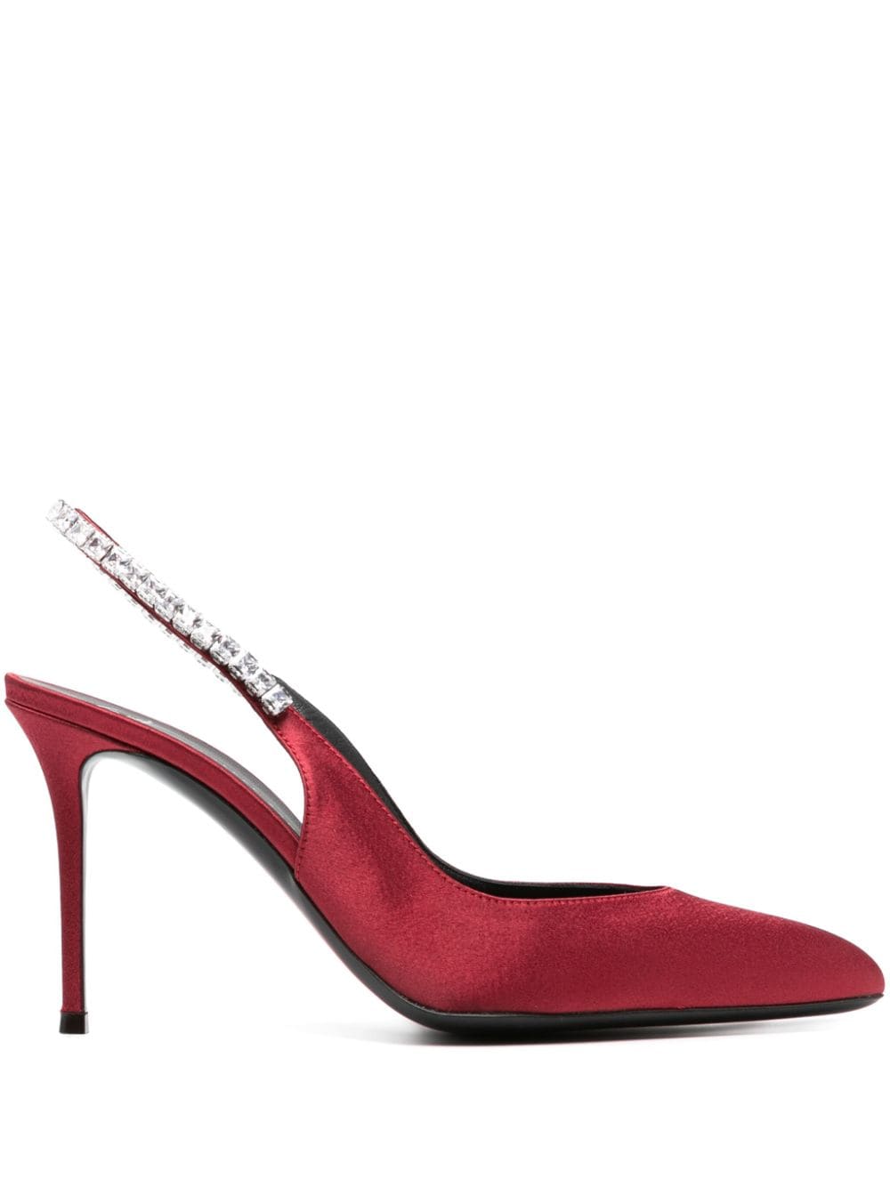 Giuseppe Zanotti Rachyl 90 Pumps mit Satin-Finish - Rot von Giuseppe Zanotti