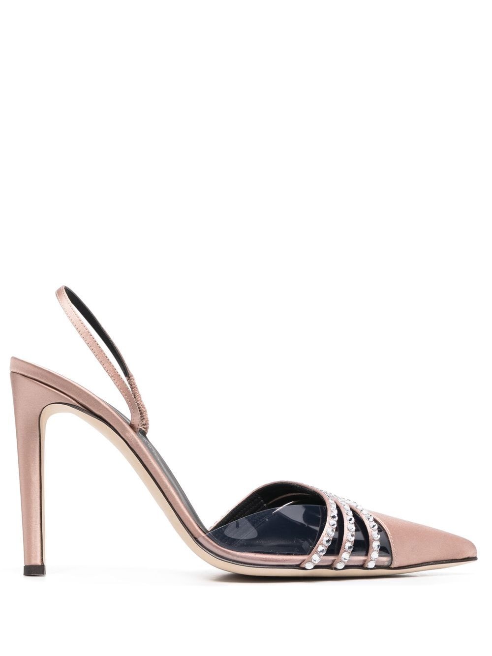 Giuseppe Zanotti Sandalen mit Kristallen 110mm - Nude von Giuseppe Zanotti