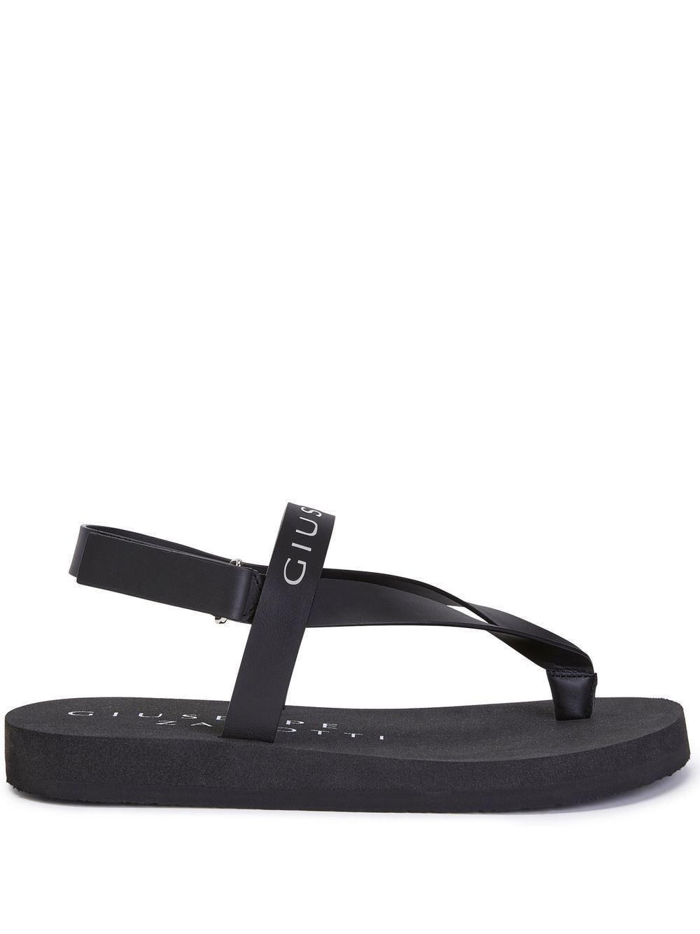 Giuseppe Zanotti Sandalen mit Zehensteg - Schwarz von Giuseppe Zanotti