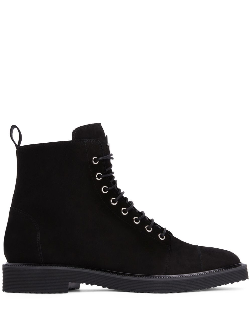 Giuseppe Zanotti Schnürstiefel aus Wildleder - Schwarz von Giuseppe Zanotti