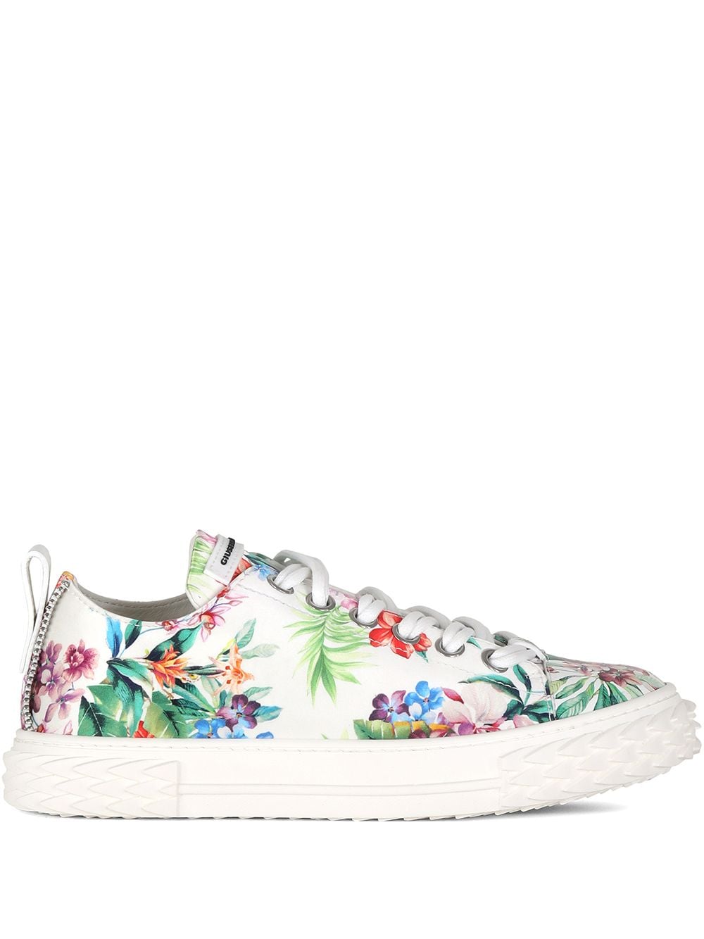 Giuseppe Zanotti Sneakers mit Blumen-Print - Weiß von Giuseppe Zanotti