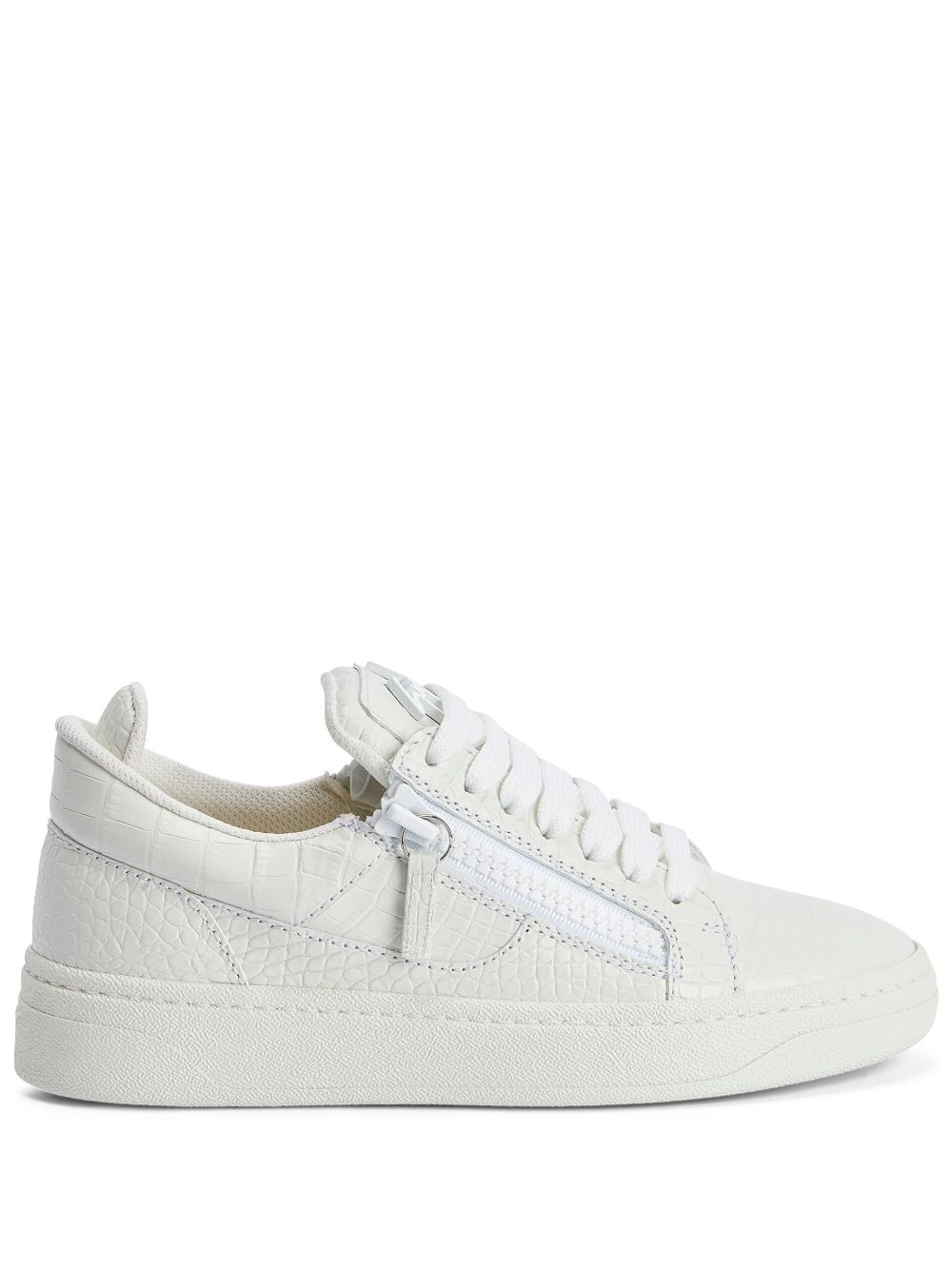 Giuseppe Zanotti Sneakers mit Kroko-Effekt - Weiß von Giuseppe Zanotti