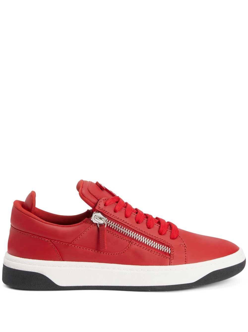 Giuseppe Zanotti Sneakers mit Reißverschlussdetail - Rot von Giuseppe Zanotti