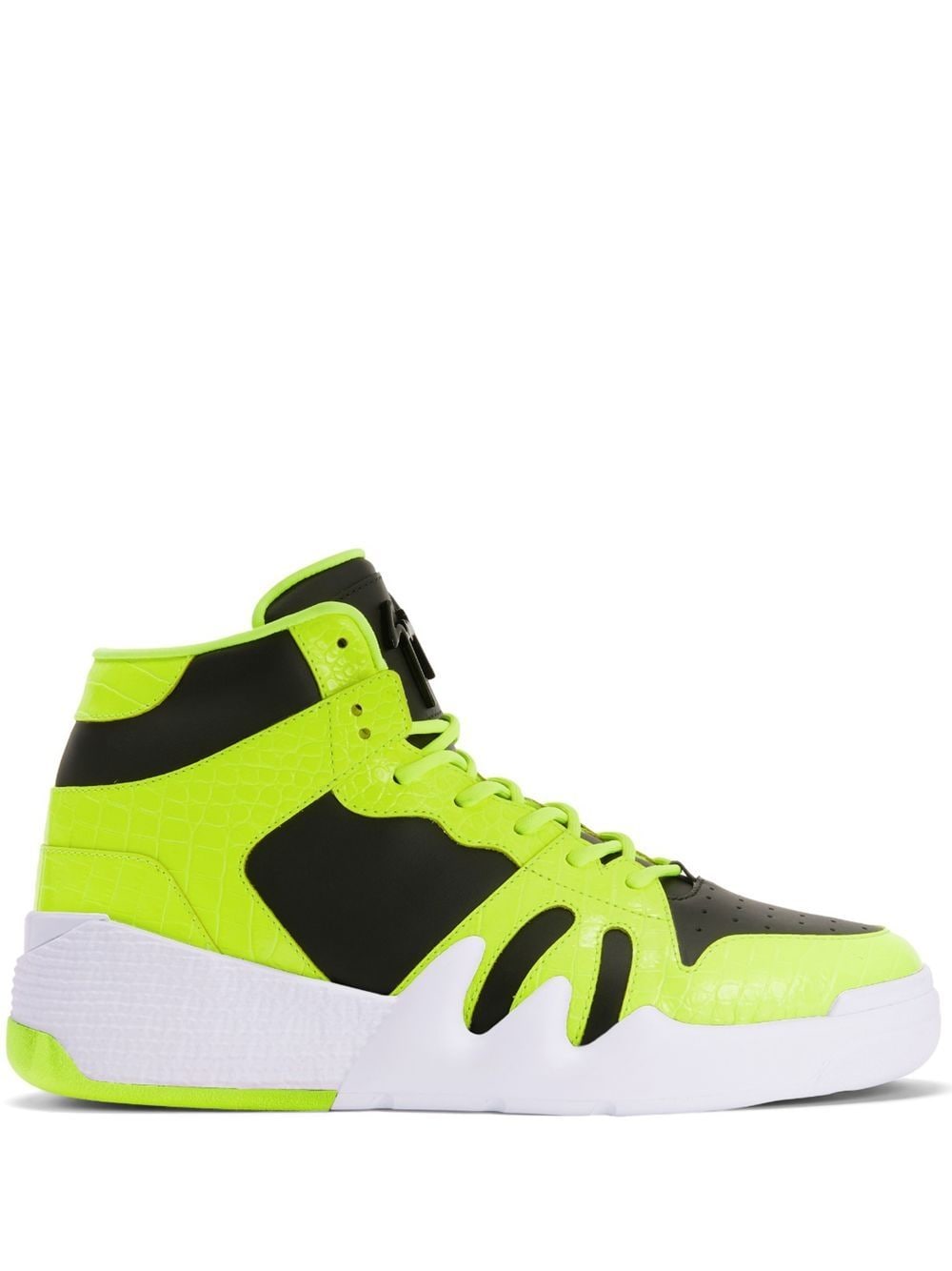 Giuseppe Zanotti Talon Sneakers in Colour-Block-Optik - Gelb von Giuseppe Zanotti