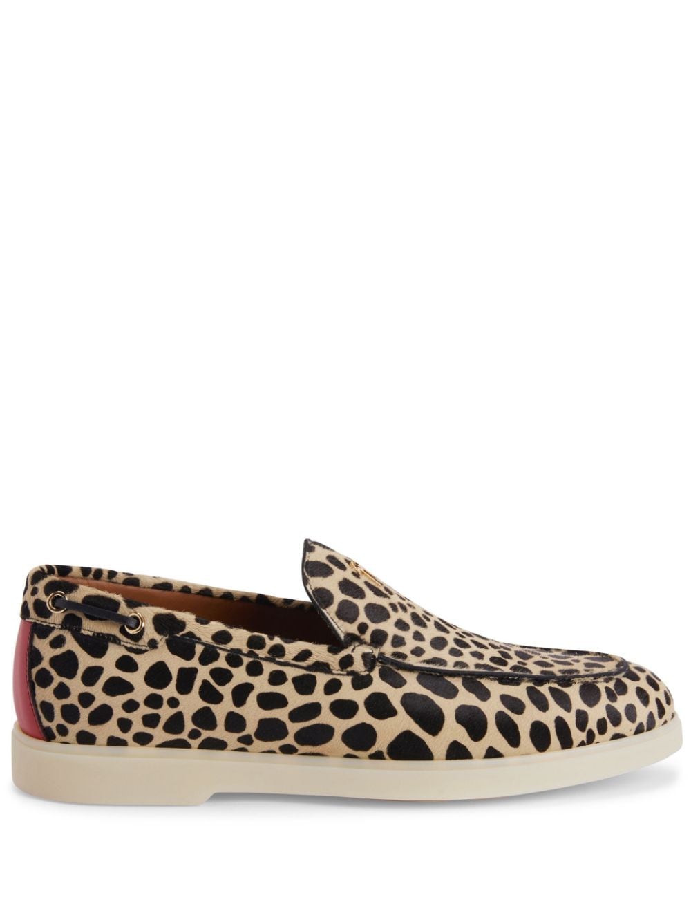 Giuseppe Zanotti The Maui Loafer mit Leoparden-Print - Nude von Giuseppe Zanotti