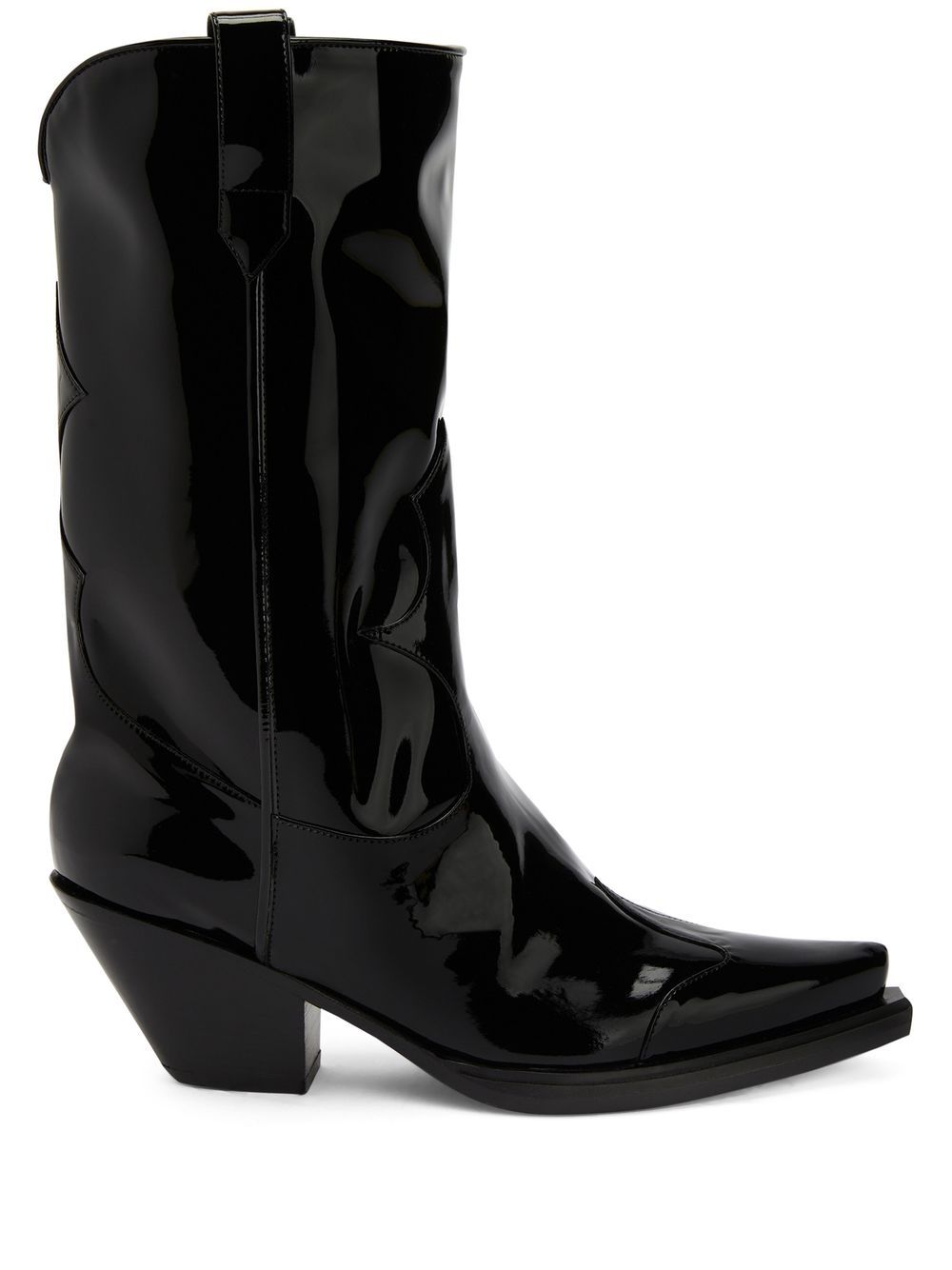 Giuseppe Zanotti Thyra Cowboystiefel 55mm - Schwarz von Giuseppe Zanotti