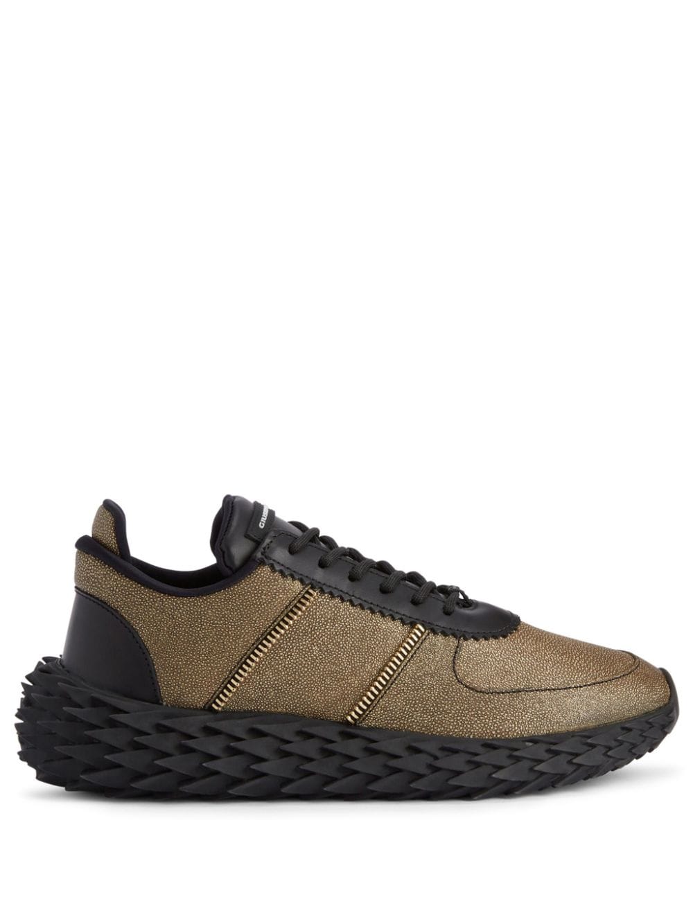 Giuseppe Zanotti Urchin Sneakers mit Logo-Patch - Gold von Giuseppe Zanotti