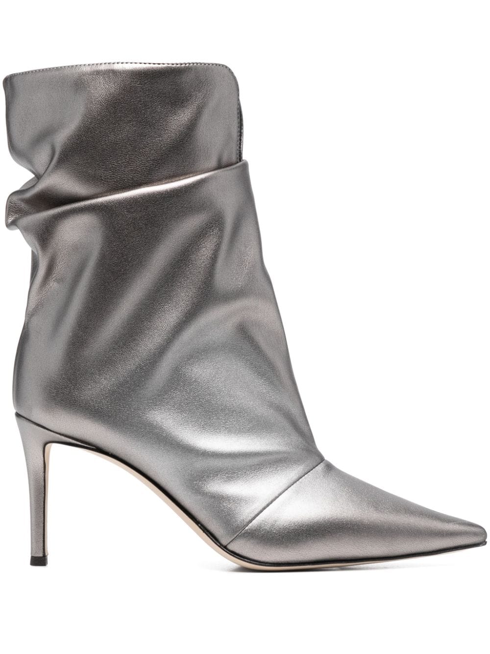 Giuseppe Zanotti Stiefel im Metallic-Look 80mm - Silber von Giuseppe Zanotti