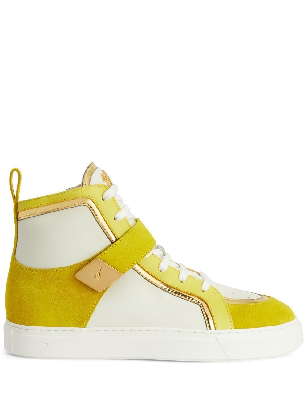 Giuseppe Zanotti Zenas High-Top-Sneakers - Gelb von Giuseppe Zanotti