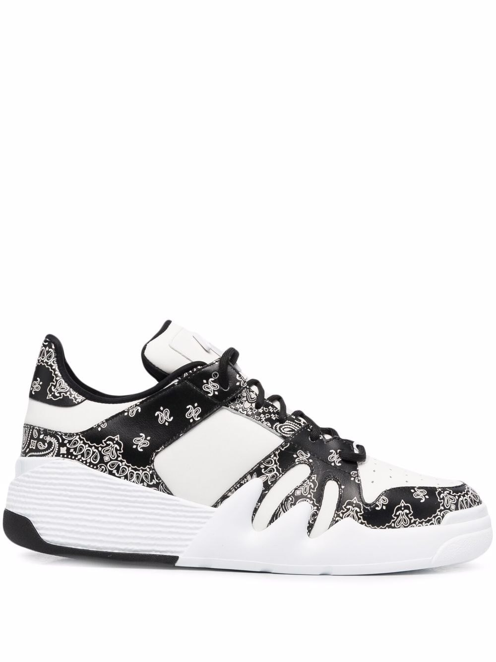 Giuseppe Zanotti Sneakers mit Bandana-Print - Weiß von Giuseppe Zanotti