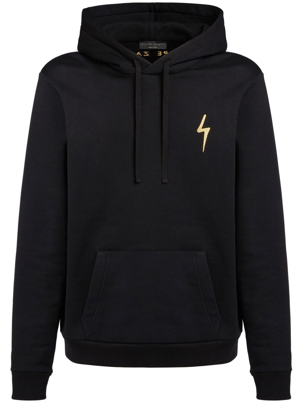 Giuseppe Zanotti Hoodie mit Logo-Stickerei - Schwarz von Giuseppe Zanotti