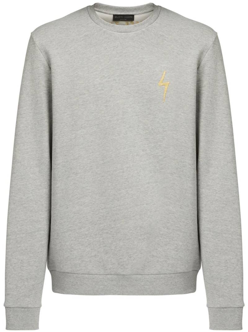 Giuseppe Zanotti Sweatshirt mit Logo - Grau von Giuseppe Zanotti