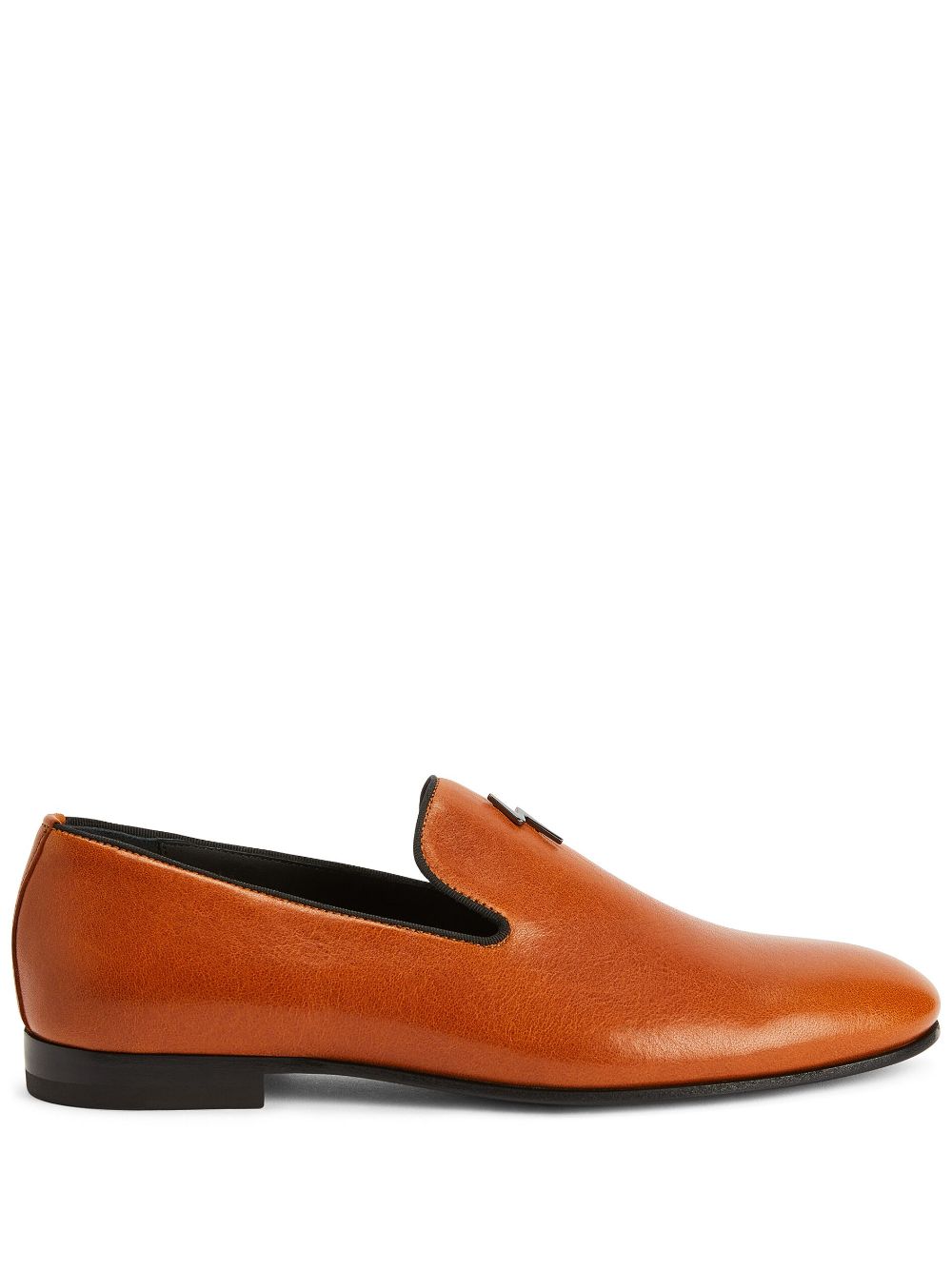 Giuseppe Zanotti Loafer mit Logo-Schild - Orange von Giuseppe Zanotti